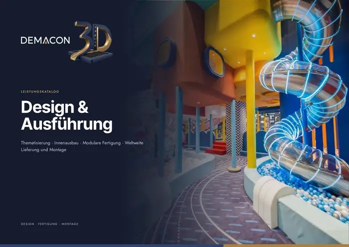Titelseite Design & Ausführung von Erlebniswelten