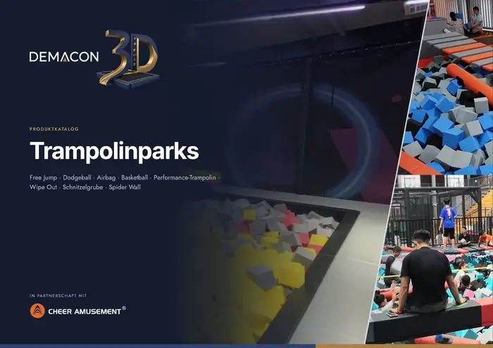 Titelseite des Katalogs Trampolinparks