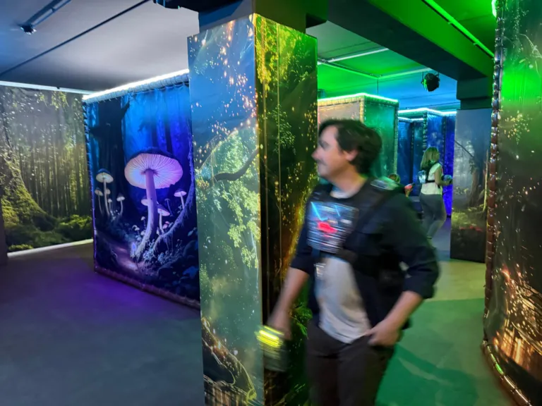 Fritzpark Zella-Mehlis: Lasertag-Arena im Waldthema