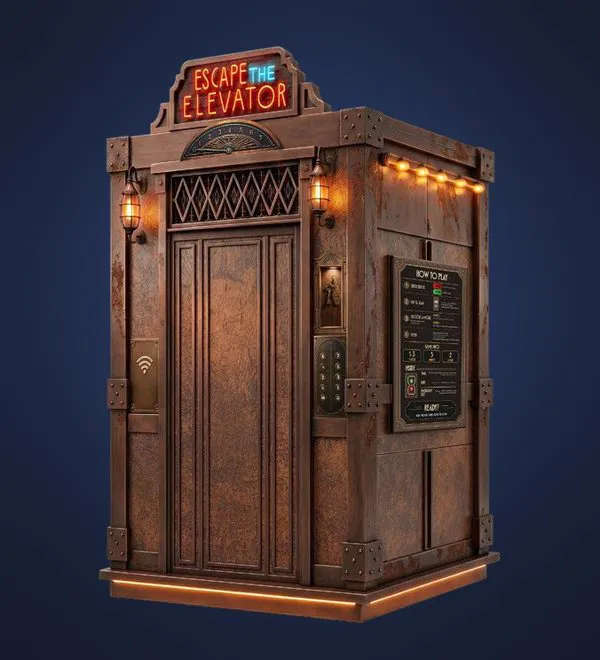 Escape-Arcade-Kabine im Thema Elevator